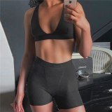 Sexy V-Neck Yoga Suits Jogging Suits Tracksuits Tracksuit Outfits S093265