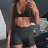 Sexy V-Neck Yoga Suits Jogging Suits Tracksuits Tracksuit Outfits S093265 BL042