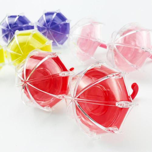 Colorful Transparent Umbrella Eyelash Packaging Boxes 00819