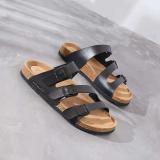 Summer Sandals Men's Leather Slippers Slides 93344