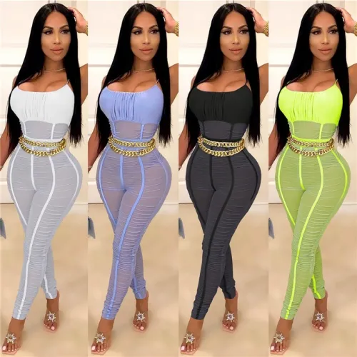 Sexy Women Sleeveless Bodysuits Bodysuit Outfit Outfits C363849