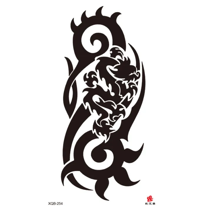 Waterproof Temporary Tattoo Sticker Tattoos Women Men XQB 241-280
