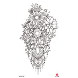Waterproof Temporary Tattoo Sticker Tattoos Women Men XQB 321-360