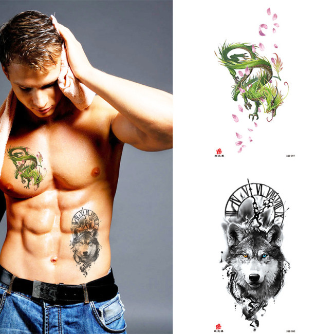 Waterproof Temporary Tattoo Sticker Tattoos Women Men XQB 081-120