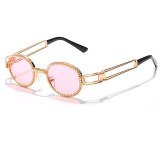 Women Vintage Pearl Diamond Steampunk Sunglasses 8117889