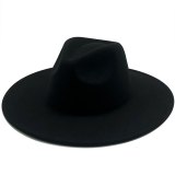 Women Wide Brim Big Balck Red Hats  JX-8888899