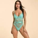 Sexy Lace Mesh Deep V Women Bodysuits Bodysuit Outfit Outfits P404859J