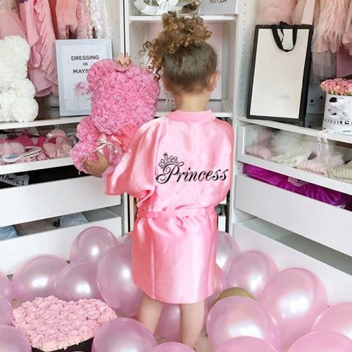 Summer Pink Children's Dresses Short Sleeve Pajamas CC0176273