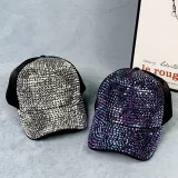 Women's Rhinestone Cotton Baseball Hats a1900112