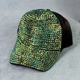 Women's Rhinestone Cotton Baseball Hats a1900112