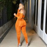 Women Long Sleeve Bodysuits Bodysuit Outfit Outfits A6596107