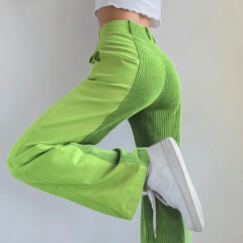 Women High Waist Vintage Pants TS205869