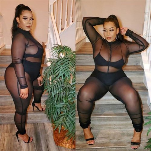 Women Sexy Long Sleeve Bodysuits Bodysuit Outfit Outfits TB512031