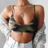 Women Sexy Camouflage Strapped Bra Tops D3C04253