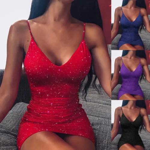 Sexy Women Summer Sleeveless Dresses F5M06273