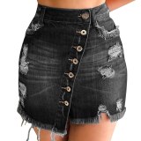 Summer Women's Denim Mini Jeans Skirts KV068394