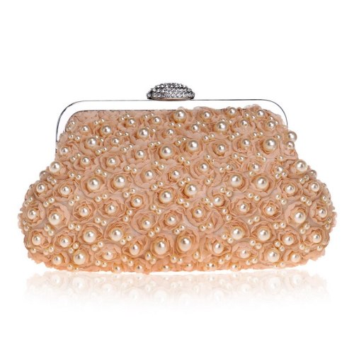 Pearl Beaded Clip Evening Handbags For Women YM100819