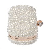 Female Rhinestones Pearl Evening Clutch Handbags YM118192