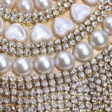 Women Crystal Diamond Wedding Shoulder Handbags YM107889