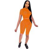 BAT-082211  Women Short Seeve Bodysuits Bodysuit Outfit Outfits