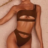 One Shoulder Sexy Bikini Swimsuits qy213344
