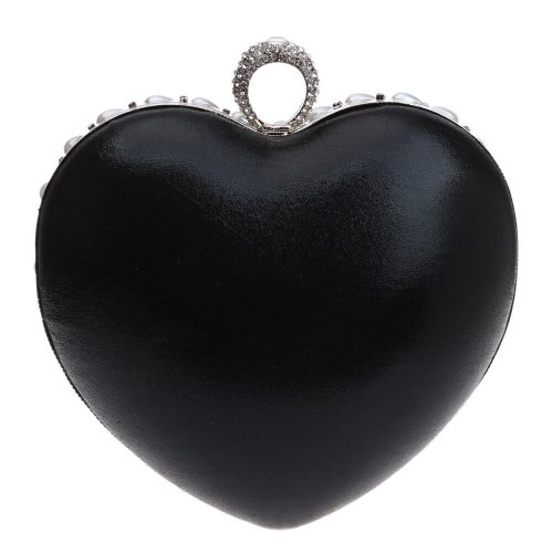 Pearl Heart Shape Clutch Handbags YM1079810