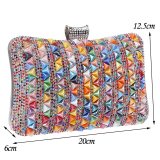 Women Crystal Pearl Wedding Clutch Handbags YM118495
