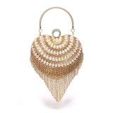 Women Party Crystal Tassel Pearl Handbags YM165162