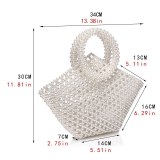 New Hand-Woven Pearl Messenger Ins Popular Handbags YM165768