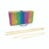 Women Design Rhinestones Clutches Colorful Handbags OC424758