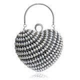 Pearl Heart Shape Clutch Handbags YM1079810
