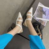 Fashion Women Sandals Slippers Pointed Toe Slides MK 00223-23