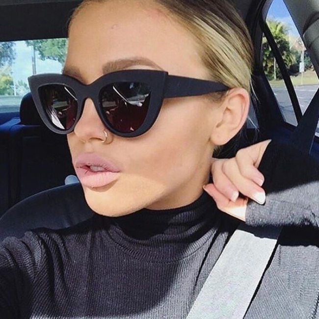 Cat Eye Fashion Women Vintage Sunglasses S1706677