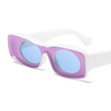 Women Retro Square Gradient Vintage Sunglasses s905061