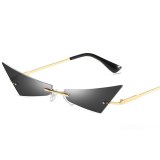 Women Men Small Narrow Vintage Sunglasses s902839