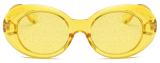 Women Candy Colorful Classic Crystal Oval Sunglasses s801324