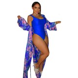 Pattern Print Summer Women Bandage Bodysuits Bodysuit Outfit Outfits F501728