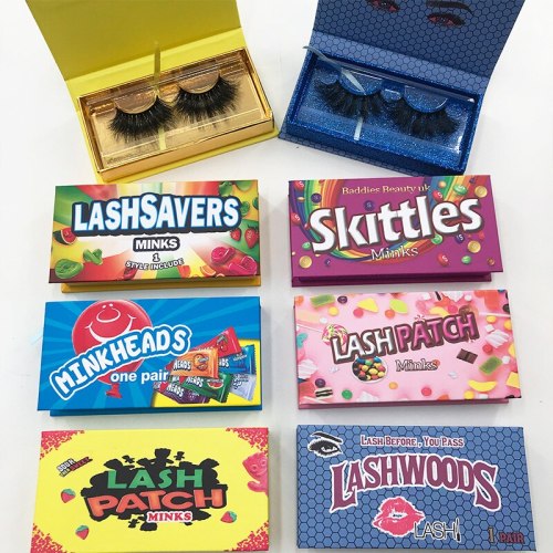 Halloween Design Packaging Eyelashes Boxes