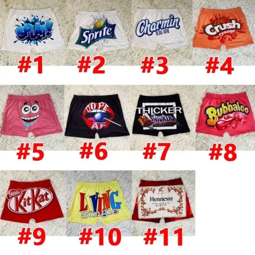 Sexy Women Letters Print Short Shorts D931425