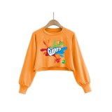 Women Candy Color Warm Short Hoodies Crop Tops D9439410
