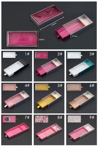 New Rectangular Draw Mink False Eyelash Packaging Boxes