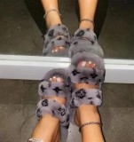 Fashion Faux Fur Slipper Slipers Slides Slide