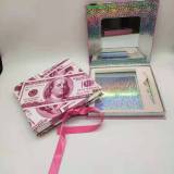 Money Print Packaging Eyelashes Boxes