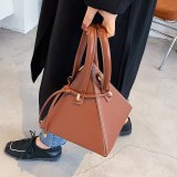 Triangle PU Leather Mini Crossbody Handbags 118A