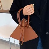 Triangle PU Leather Mini Crossbody Handbags 118A
