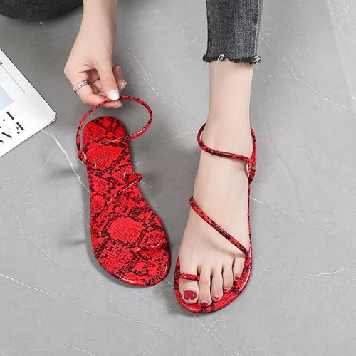 Women Fashion Sandals Summer Round Toe Slides 6568A02134