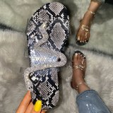 Women Open Toes Flats Fashion Slippers Slides 0506296355029