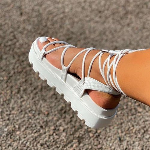 Women Summer Wedge Platform Fashion Slippers Slides 2033