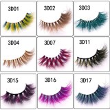 25mm Mink Fake Mink Lashes Natural False Eyelashes