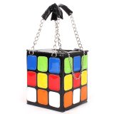 Fashion Cute Rubik's Cube Shape Women Handbags